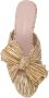 Loeffler Randall Emilia geplooide geknoopte sandalen Goud - Thumbnail 4
