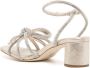 Loeffler Randall 60 mm Bow leren sandalen Goud - Thumbnail 3