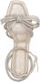 Loeffler Randall 60 mm Bow leren sandalen Goud - Thumbnail 4