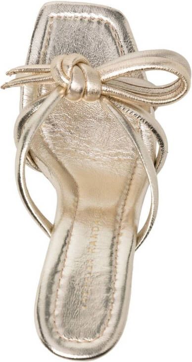 Loeffler Randall Margi geknoopte sandalen Goud
