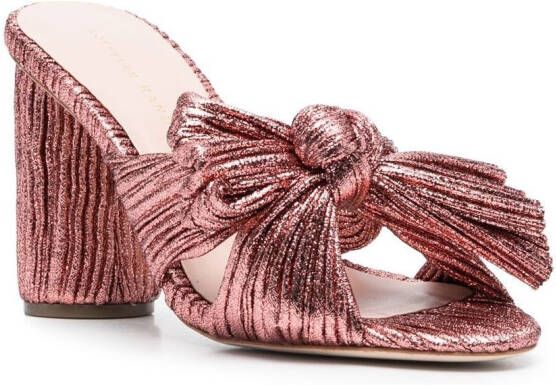 Loeffler Randall Penny sandalen met strikdetail Roze