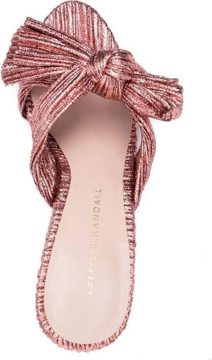 Loeffler Randall Penny sandalen met strikdetail Roze