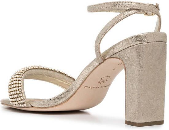 Loeffler Randall Shay sandalen verfraaid met stras Goud