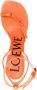 LOEWE 105mm Petal leren sandalen Oranje - Thumbnail 4