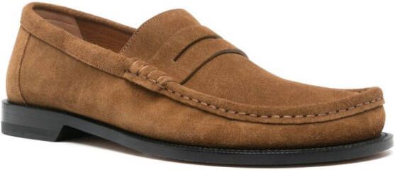 LOEWE Campo suède loafers Bruin