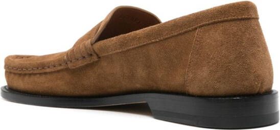 LOEWE Campo suède loafers Bruin