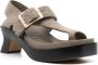 LOEWE Ease 90mm suède sandalen Groen - Thumbnail 2