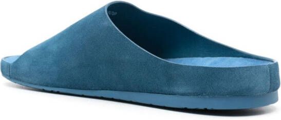 LOEWE Lago suede sandals Blauw