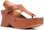 LOEWE Leren sandalen Bruin - Thumbnail 2