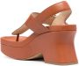 LOEWE Leren sandalen Bruin - Thumbnail 3