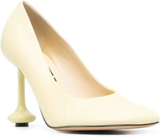 LOEWE Toy pumps met bewerkte hak Geel