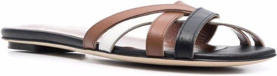 Lorena Antoniazzi Leren sandalen Bruin