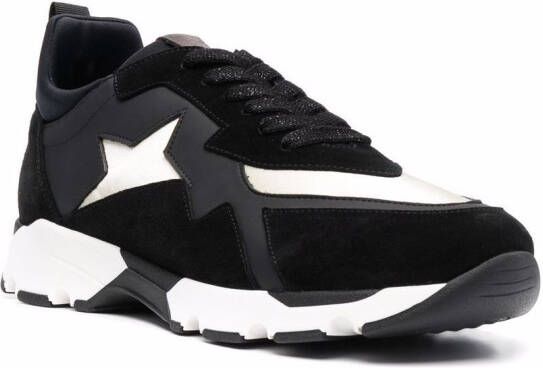 Lorena Antoniazzi Sneakers met vlakken Zwart