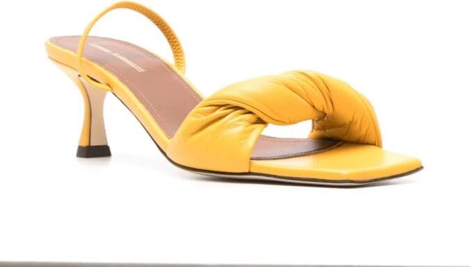 Lorena Antoniazzi Leren sandalen Geel