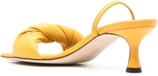 Lorena Antoniazzi Leren sandalen Geel