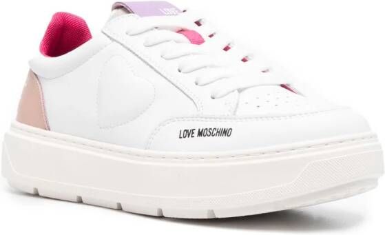 Love Moschino Low-top sneakers Wit
