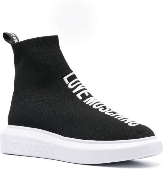 Love Moschino High-top sneakers Zwart