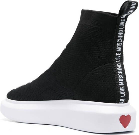 Love Moschino High-top sneakers Zwart