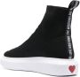 Love Moschino High-top sneakers Zwart - Thumbnail 3