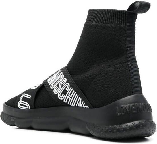 Love Moschino High-top sneakers Zwart