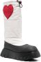 Love Moschino Laarzen met hartpatch Wit - Thumbnail 2