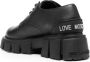 Love Moschino Leren derby schoenen Zwart - Thumbnail 3