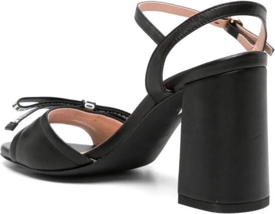 Love Moschino Leren sandalen Zwart