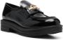 Love Moschino Loafers met logoplakkaat Zwart - Thumbnail 2