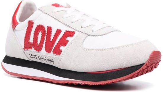Love Moschino Love low-top sneakers Beige