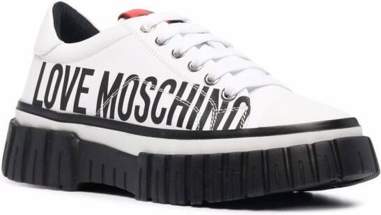 Love Moschino Low-top sneakers Wit