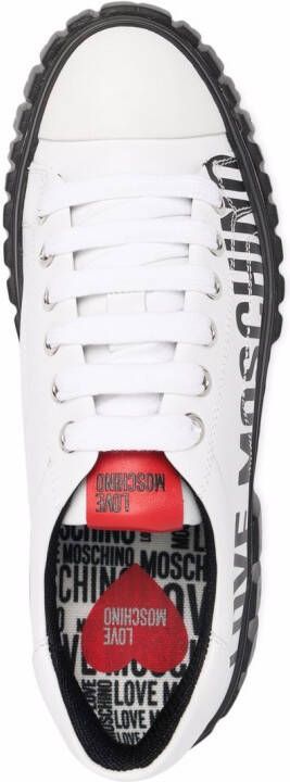 Love Moschino Low-top sneakers Wit