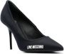 Love Moschino Pumps met logoprint Zwart - Thumbnail 2