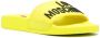 Love Moschino Slippers met logo-reliëf Geel - Thumbnail 2