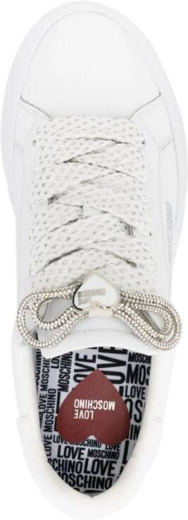 Love Moschino Sneakers met chunky zool Wit