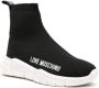 Love Moschino Sneakers met logo-applicatie Zwart - Thumbnail 2