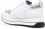 Love Moschino Sneakers verfraaid met edelsteen Wit - Thumbnail 3