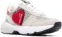 Love Moschino Sporty Running sneakers met hartpatch Wit - Thumbnail 2