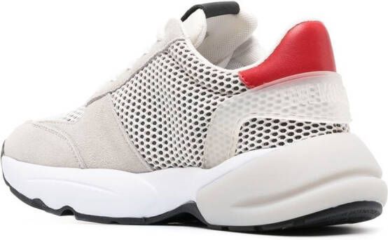 Love Moschino Sporty Running sneakers met hartpatch Wit