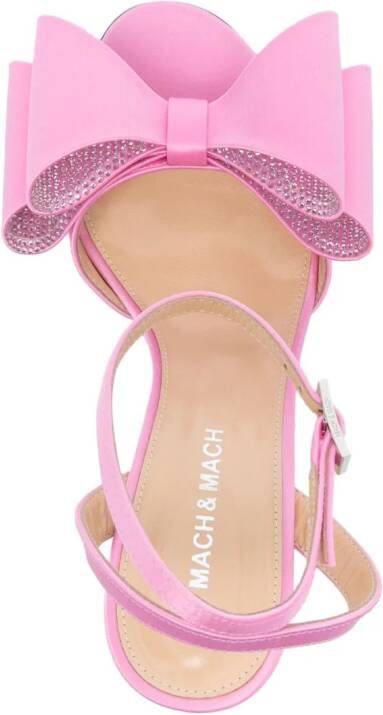 MACH & MACH Satijnen sandalen Roze