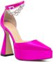 MACH & MACH Pumps met puntige neus Roze - Thumbnail 2