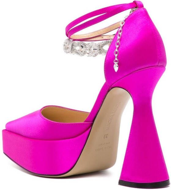 MACH & MACH Pumps met puntige neus Roze