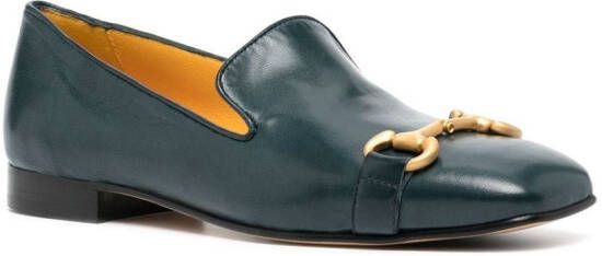 Madison.Maison Loafers met vierkante neus Blauw