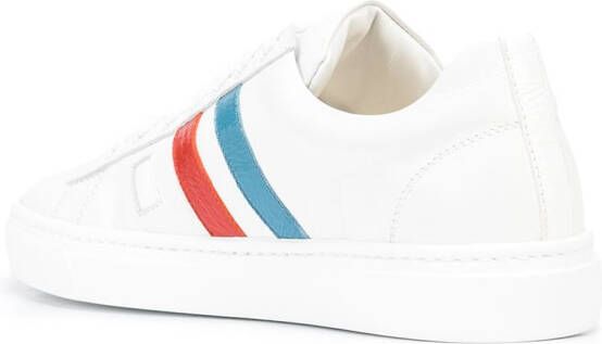 Madison.Maison 3 Stripe & Your Out leren sneakers Wit