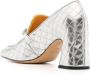 Madison.Maison Gewatteerde leren pumps 64 mm Zilver - Thumbnail 3