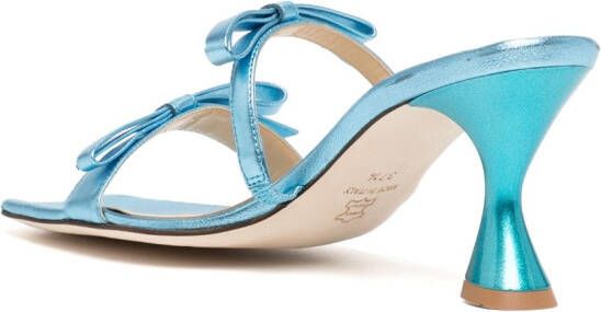 Madison.Maison Sandalen met metallic-effect Blauw