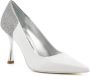 Madison.Maison 65 mm Alena White Silver pumps Wit - Thumbnail 2