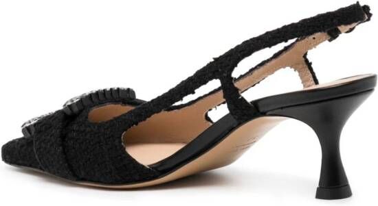 Madison.Maison 50 mm Atena slingback pumps Zwart