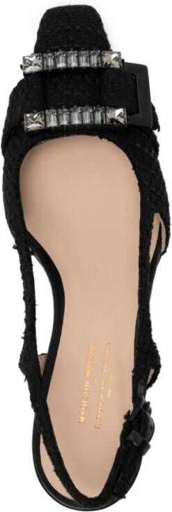Madison.Maison 50 mm Atena slingback pumps Zwart