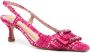 Madison.Maison Atena Cherry Heel Slingback 50mm horloge Roze - Thumbnail 2