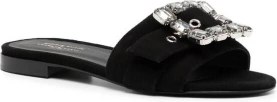 Madison.Maison Fade suède sandalen Zwart